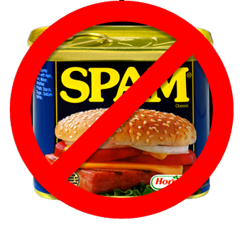 Spam anti-spam geen spam opt-in nieuwsbrief informatie